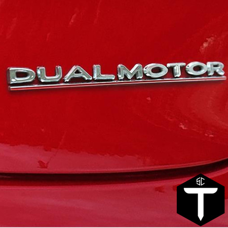티스타클럽 테슬라 악세사리 모델3 모델3 리프레쉬 모델Y 트렁크 듀얼모터 DUALMOTOR 레터링 엠블럼 퍼포먼스